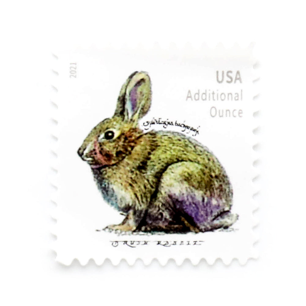 2021 20c Brush Rabbit (sheet stamp)