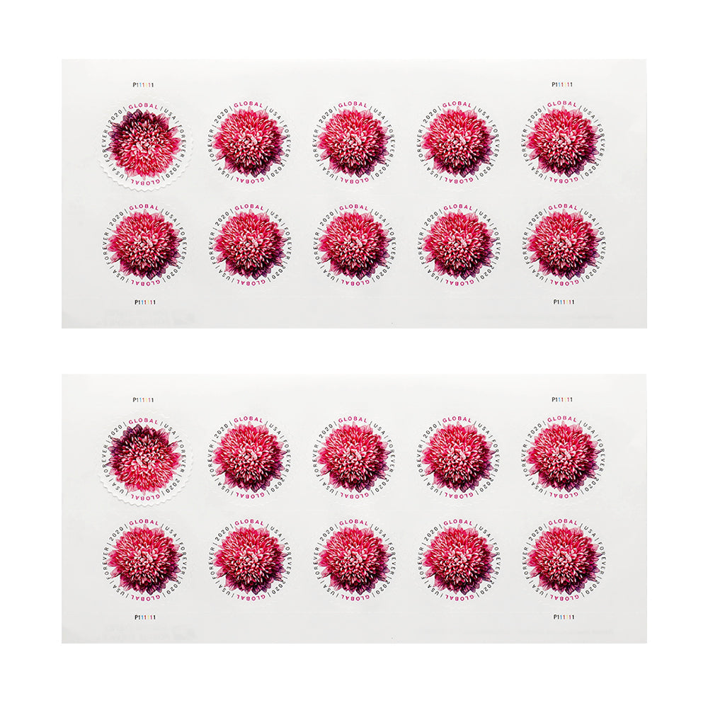 2020 US Global Chrysanthemum Forever Stamps