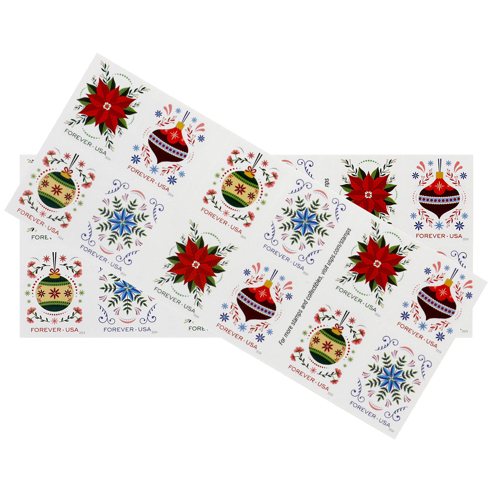 2024 US Holiday Joy First Class Forever Stamps