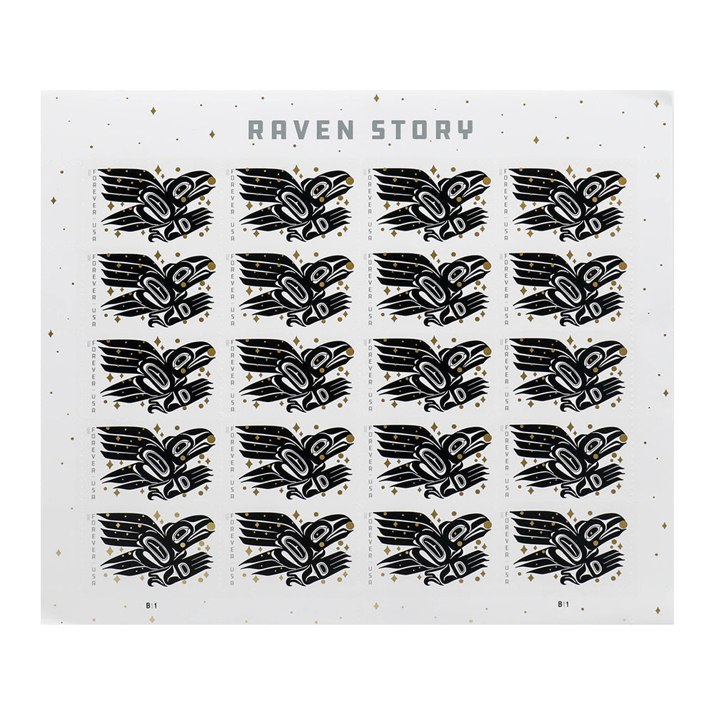 2021 US Raven Story Forever Postage Stamps