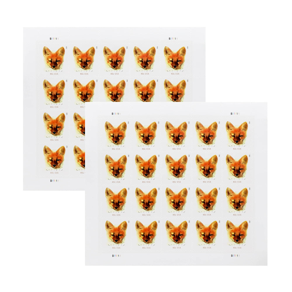 2023 40c Red Fox (Sheet Stamp)