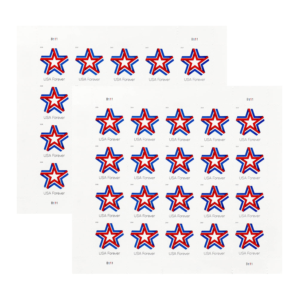 2019 USA Star Ribbon Forever Stamps